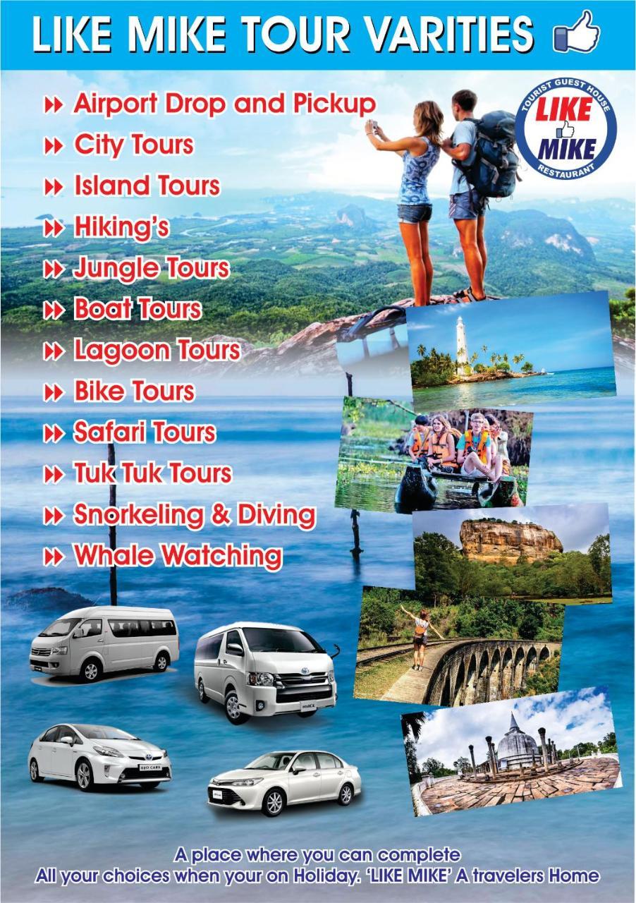 Like Mike Tourist Guest House & Restaurant Негомбо Екстериор снимка